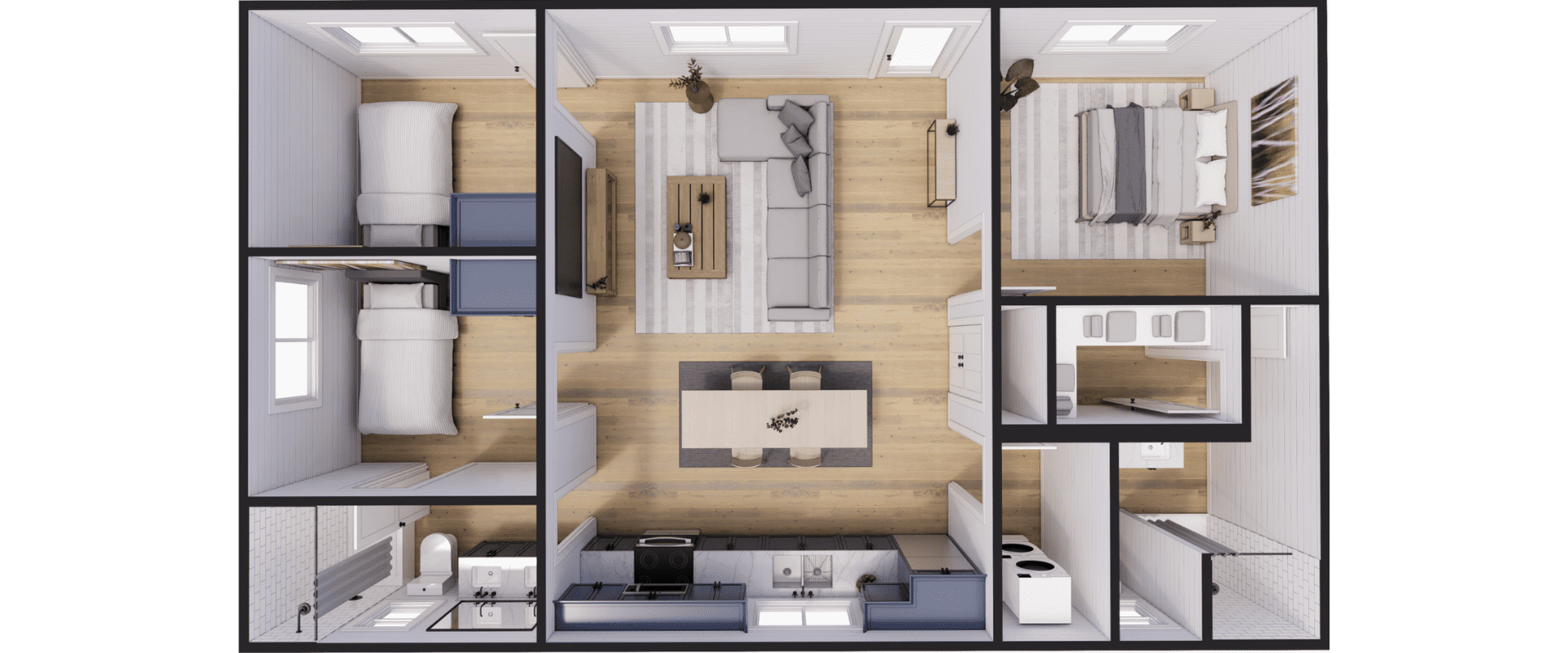 Triple Trio Custom Container Home