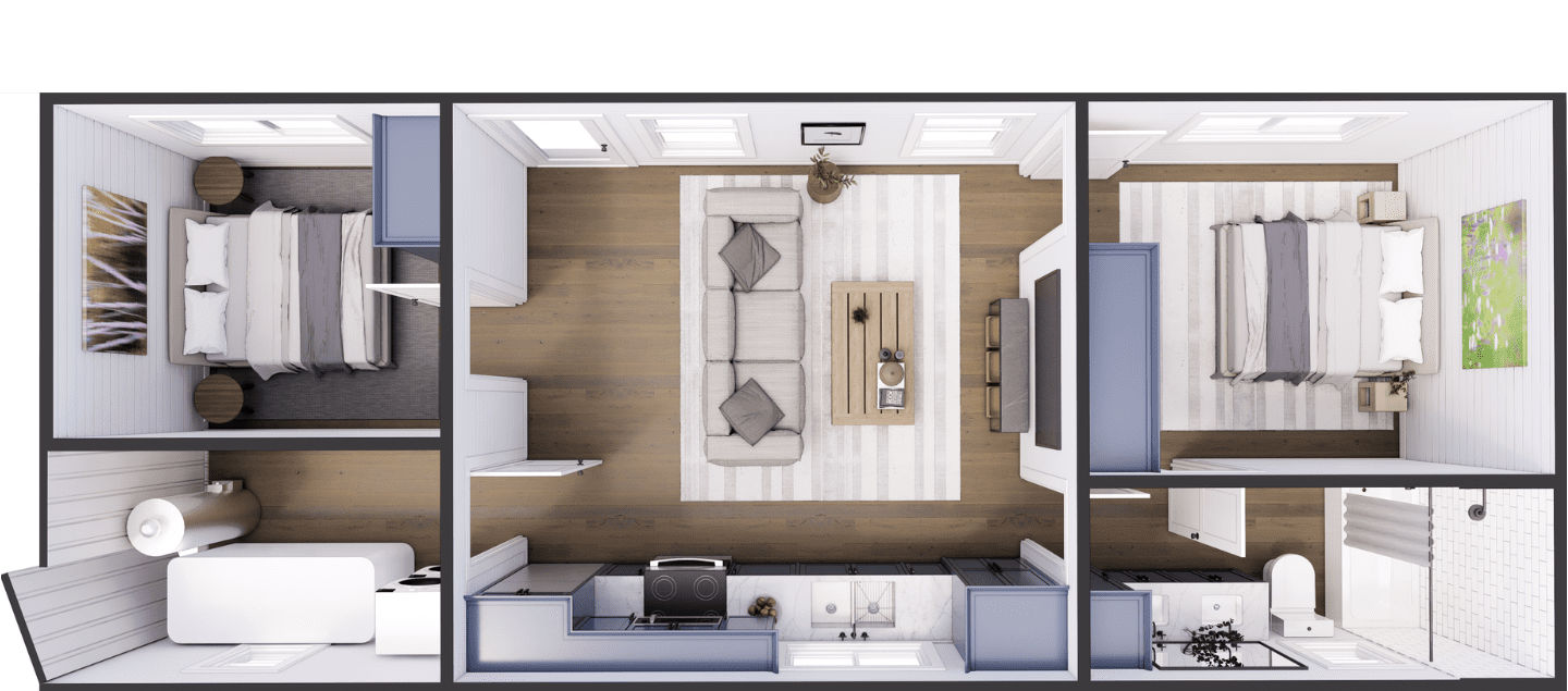 The Voyager Off-Grid Container Home