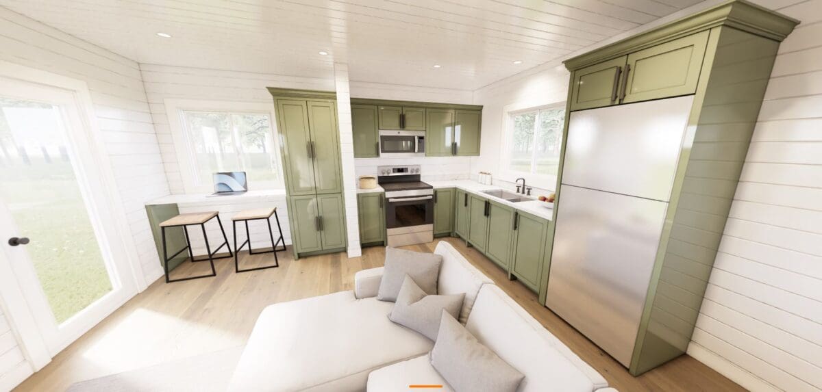 The Trailblazer: A 1 Bedroom Off-Grid Container Home by Custom ...