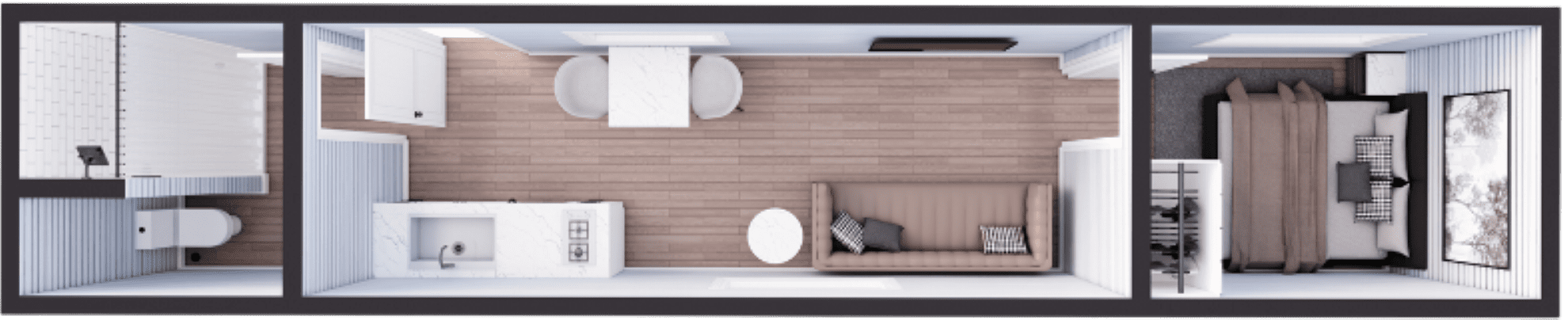 40′ The Happy Shack top angle 1