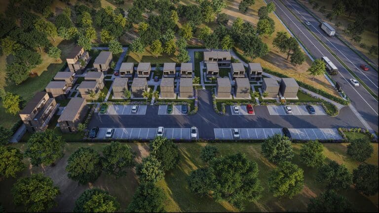 View of Multi-Family Container Homes | Custom Container Living