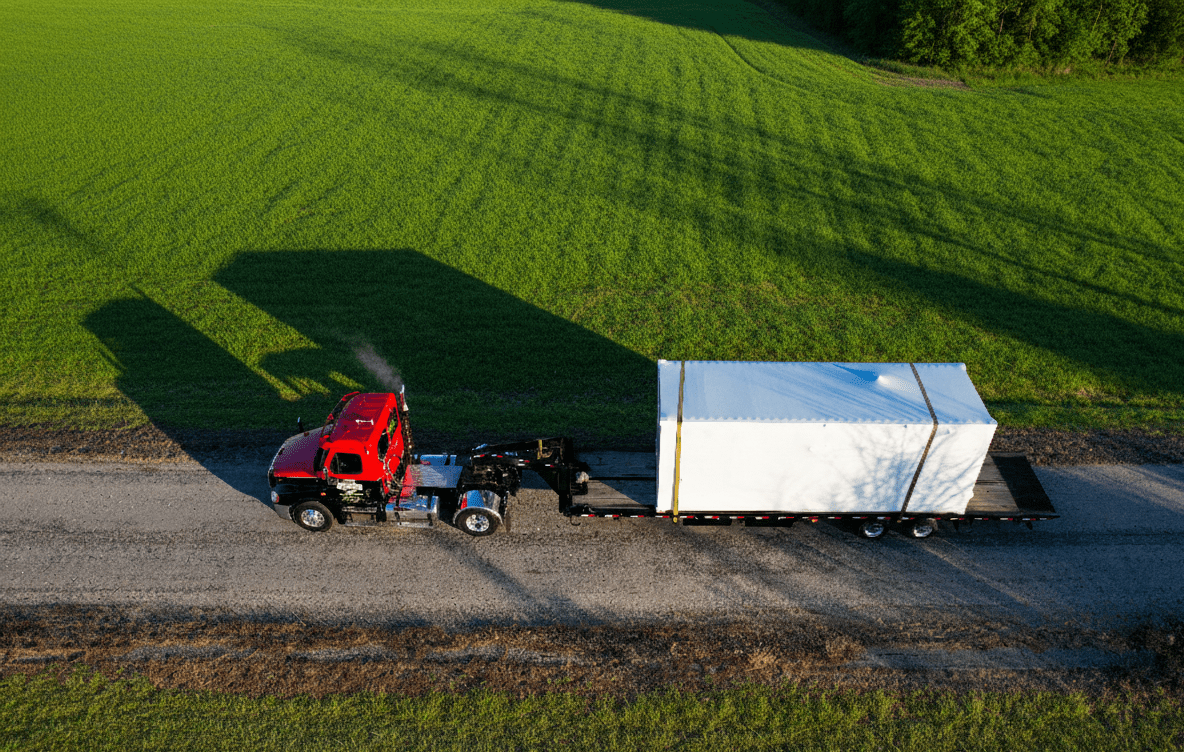 Delivery of a 20′